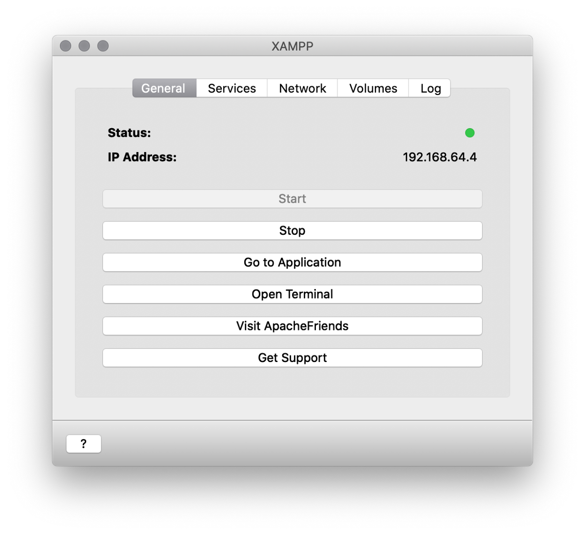 access cli for xampp mysql mac