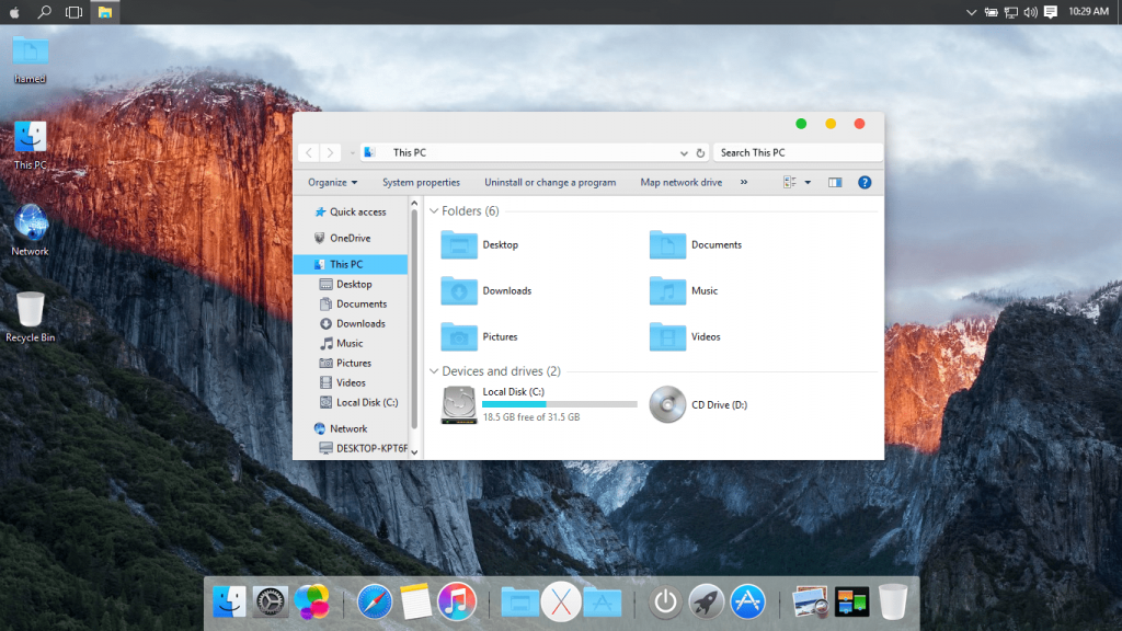 best mac theme for windows 10
